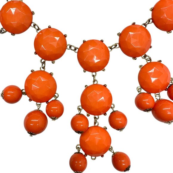 Chunky Coral Beaded Necklace - Picture 5 of 7